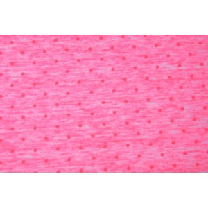 10cm Sport- und Bademodenelastik "dots" pink auf pink (Grundpreis € 39,00/m)